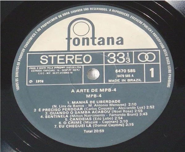 MPB-4* : A Arte De MPB-4 (2xLP, Comp, RE)