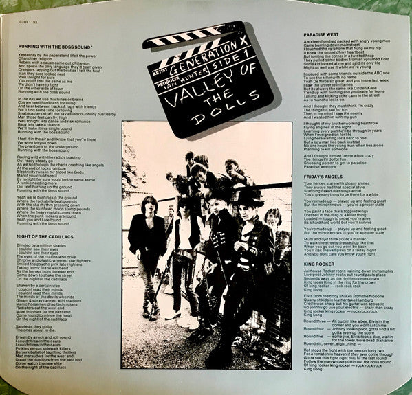 Generation X (4) : Valley Of The Dolls (LP, Album, San)