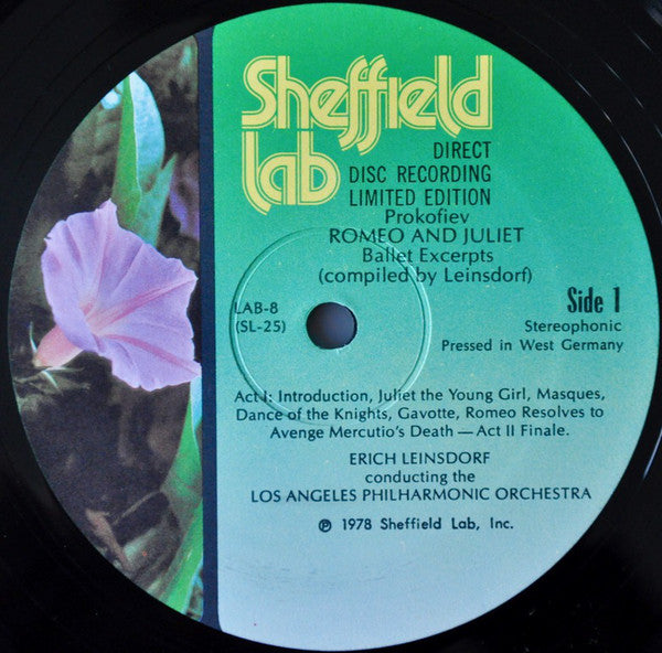 Sergei Prokofiev, Erich Leinsdorf : Romeo And Juliet (Ballet Excerpts) (LP, Album, Ltd, Gat)