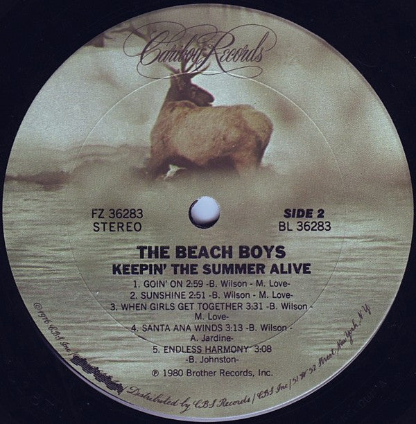 The Beach Boys : Keepin' The Summer Alive (LP, Album, Pit)