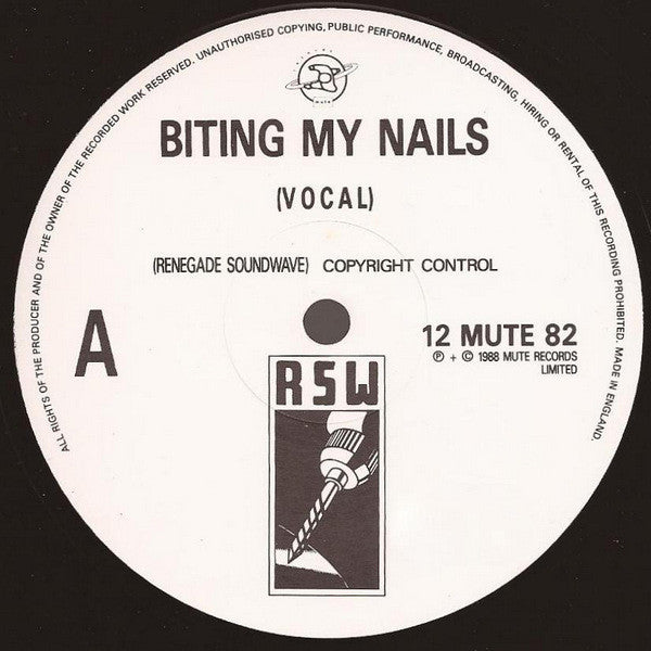 Renegade Soundwave : Biting My Nails (12", Single)