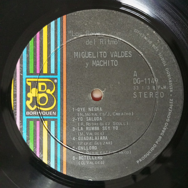 Miguelito Valdes Y Machito : Los Reyes Del Ritmo (The Kings Of Rhythm) (LP)