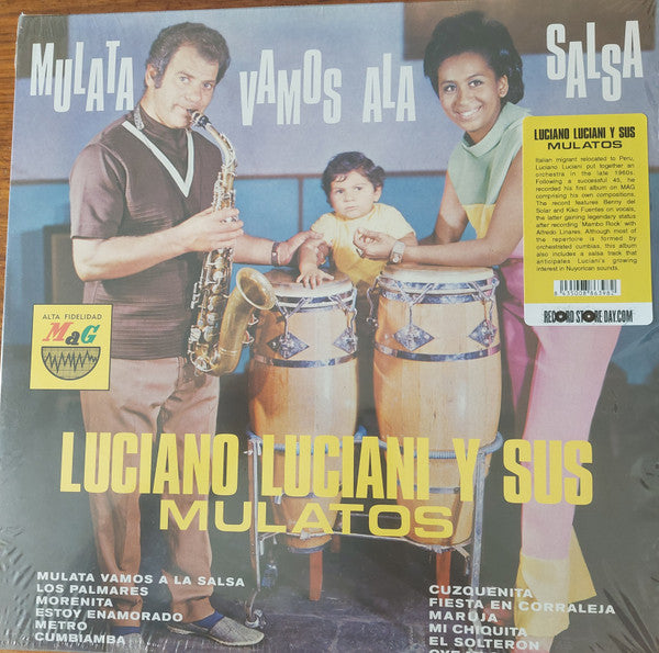 Luciano Luciani Y Su Conjunto : Mulata Vamos A La Salsa (LP, Album, RSD, RE)