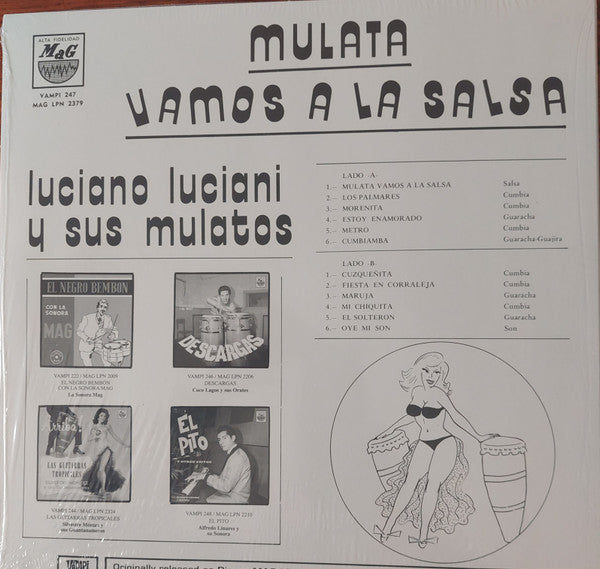 Luciano Luciani Y Su Conjunto : Mulata Vamos A La Salsa (LP, Album, RSD, RE)