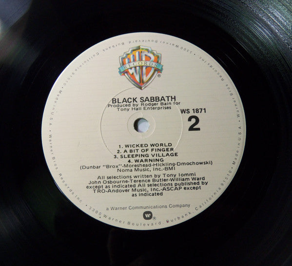 Black Sabbath : Black Sabbath (LP, Album, RP, Los)