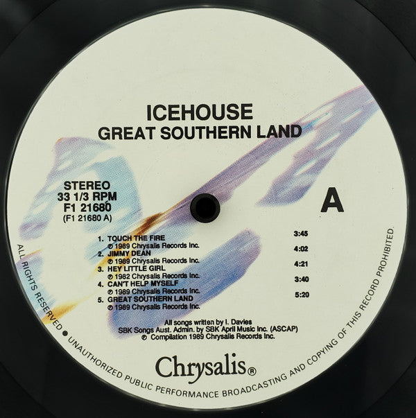 Icehouse : Great Southern Land (LP, Comp)