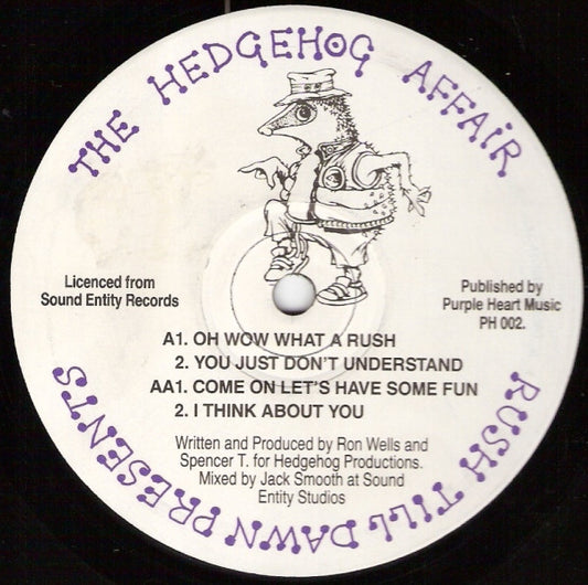 Hedgehog Affair : Rush Till Dawn Presents The Hedgehog Affair (12")