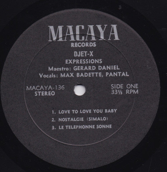 Djet-X : Expressions... (LP, Album)