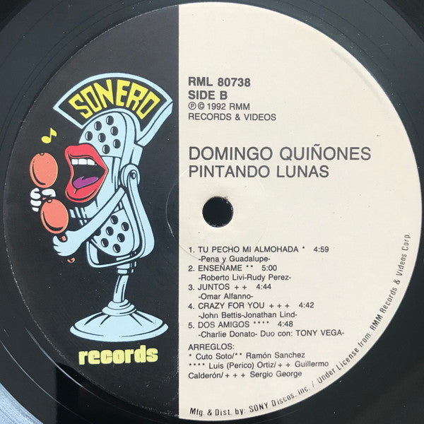 Domingo Quiñones : Pintando Lunas  (LP, Album)