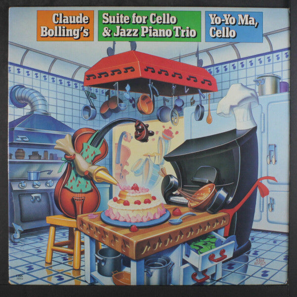 Claude Bolling, Yo-Yo Ma : Suite For Cello & Jazz Piano Trio (LP, Album)