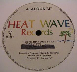 Jealous J : Work That Body (12")