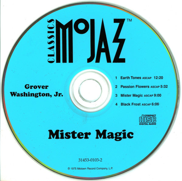 Grover Washington, Jr. : Mister Magic (CD, Album, RE)