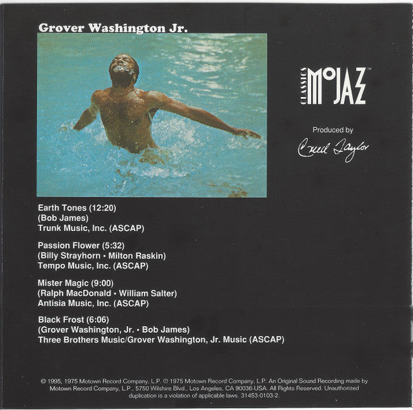 Grover Washington, Jr. : Mister Magic (CD, Album, RE)