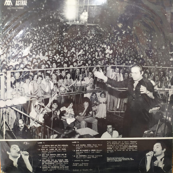 Leonardo Favio : Nuestro Leonardo Favio (LP, Album, RE)