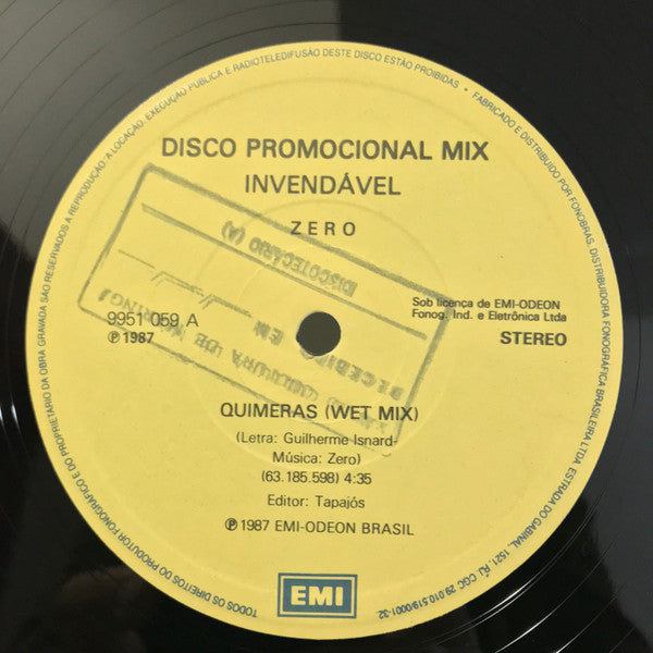 Zero (7) : Quimeras (12", Promo)