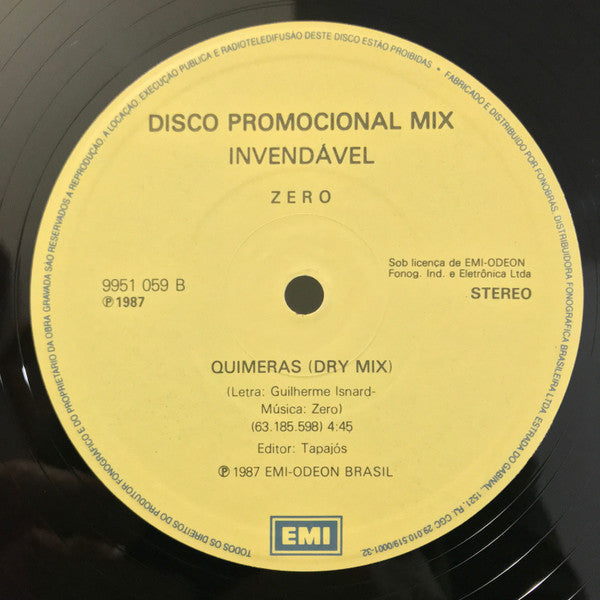 Zero (7) : Quimeras (12", Promo)