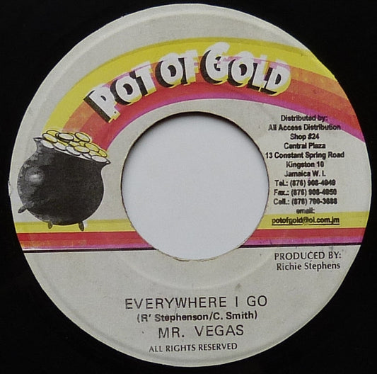 Mr. Vegas : Everywhere I Go (7")