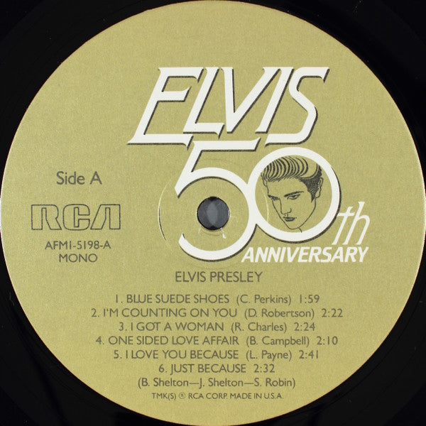 Elvis Presley : Elvis Presley (LP, Album, Mono, RE, RM, Ind)