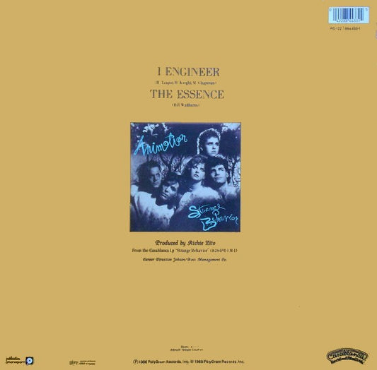 Animotion - I Engineer vinyl record, 12" (Very Good Plus (VG+)) | Lulo Records