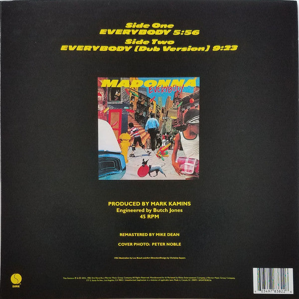Madonna : Everybody (12", RSD, Single, Ltd, RE, RM, 180)