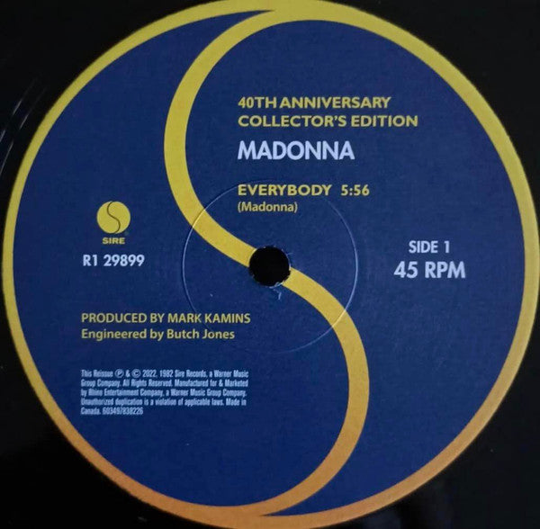 Madonna : Everybody (12", RSD, Single, Ltd, RE, RM, 180)