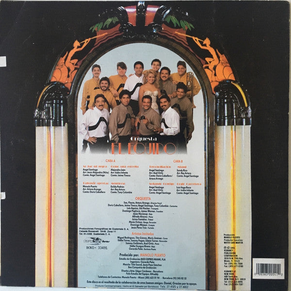 Orquesta El Equipo : Bailando Contigo  (LP, Album)