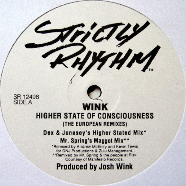 Josh Wink : Higher State Of Consciousness (The European Remixes) (12", Promo)