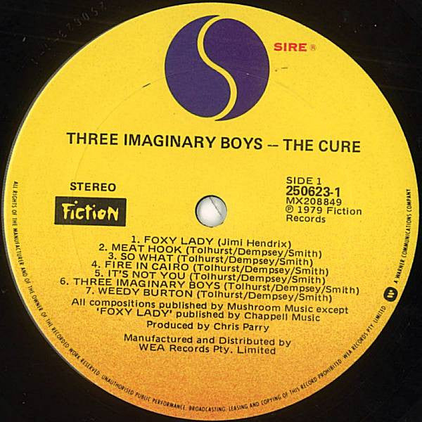 The Cure : Three Imaginary Boys (LP, Album, RE)