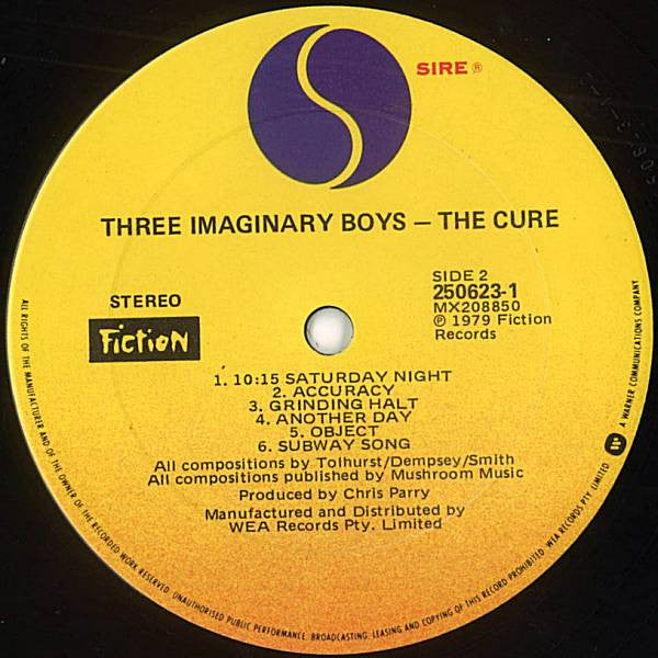 The Cure : Three Imaginary Boys (LP, Album, RE)