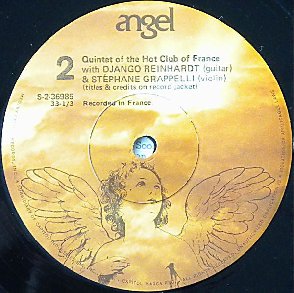 Django Reinhardt & Stéphane Grappelli : Quintet Of The Hot Club Of France (LP, Comp)