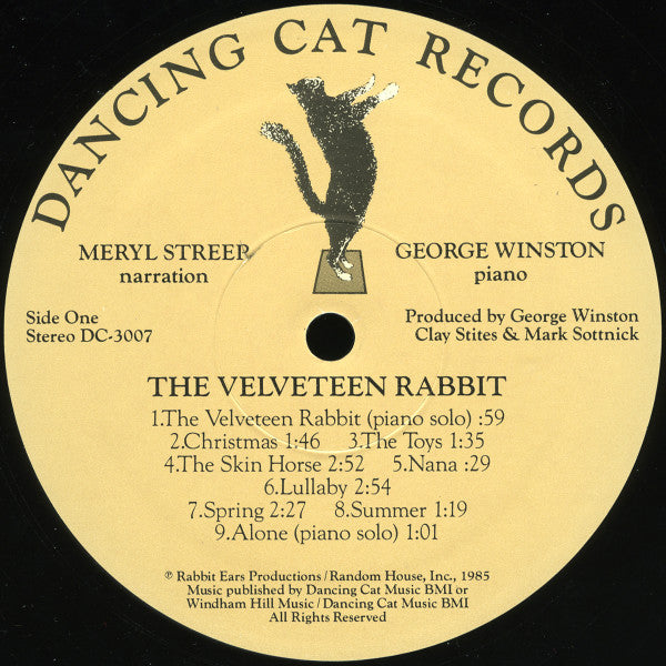 Meryl Streep & George Winston : The Velveteen Rabbit (LP, Album)