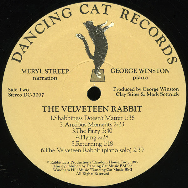 Meryl Streep & George Winston : The Velveteen Rabbit (LP, Album)