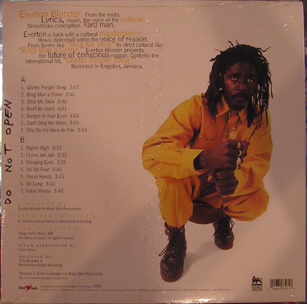 Everton Blender : Rootsman Credential (LP, Album)