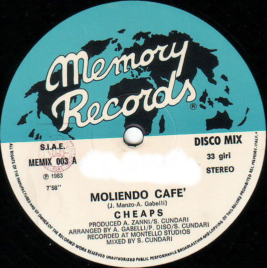 Cheaps : Moliendo Café (12")