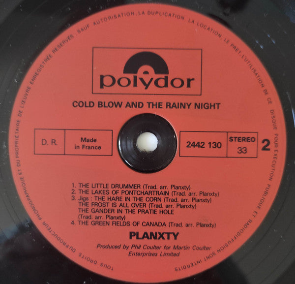 Planxty : Cold Blow And The Rainy Night (LP, Album)