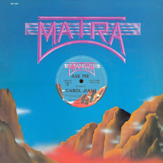 Carol Jiani : Ask Me (12")