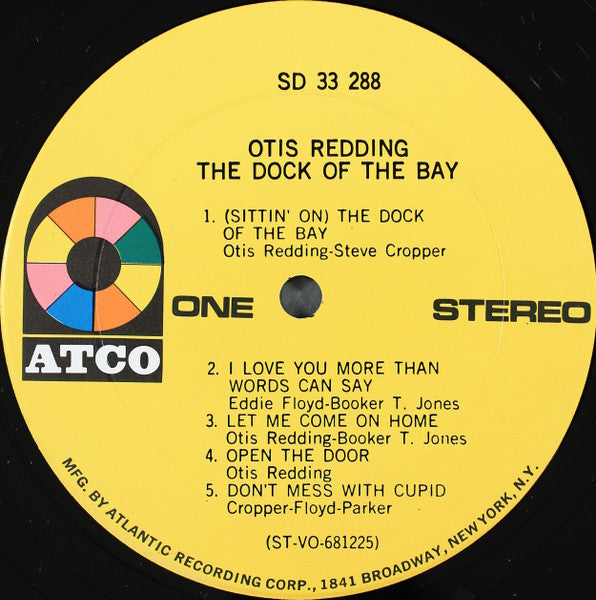 Otis Redding : The Dock Of The Bay (LP, Album, RE, Ter)