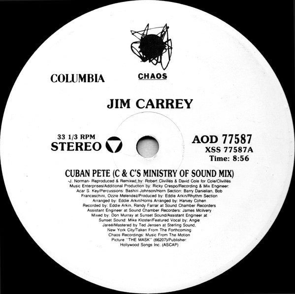 Jim Carrey : Cuban Pete (12", Promo)