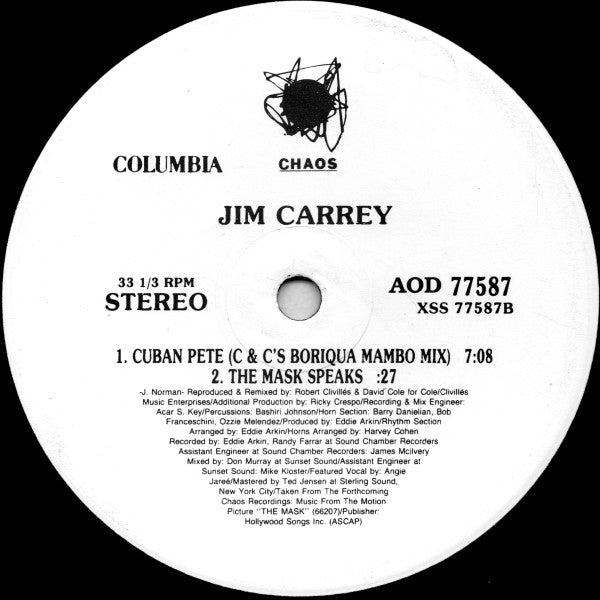 Jim Carrey : Cuban Pete (12", Promo)