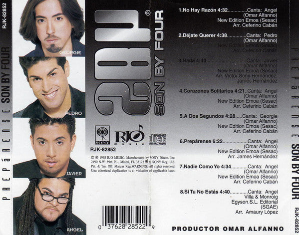 Son By Four : Prepárense (CD, Album)