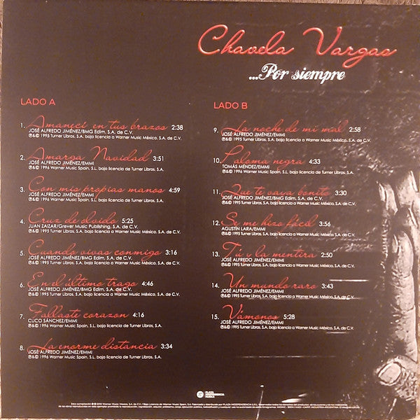 Chavela Vargas : ...Por Siempre (LP, Comp, RE, Mil)
