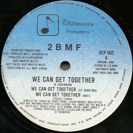 2 BMF : We Can Get Together (12")