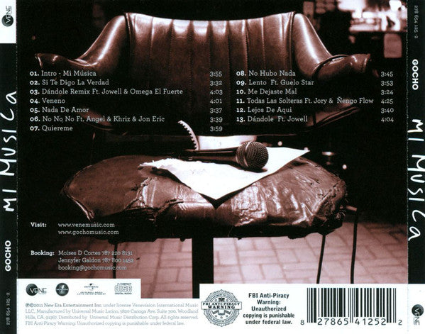 Gocho (2) : Mi Música (CD, Album)