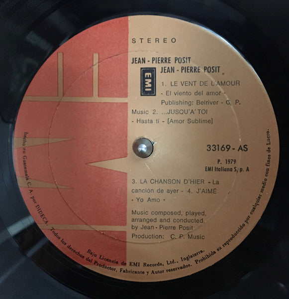 Jean-Pierre Posit : Jean-Pierre Posit (LP, Album)