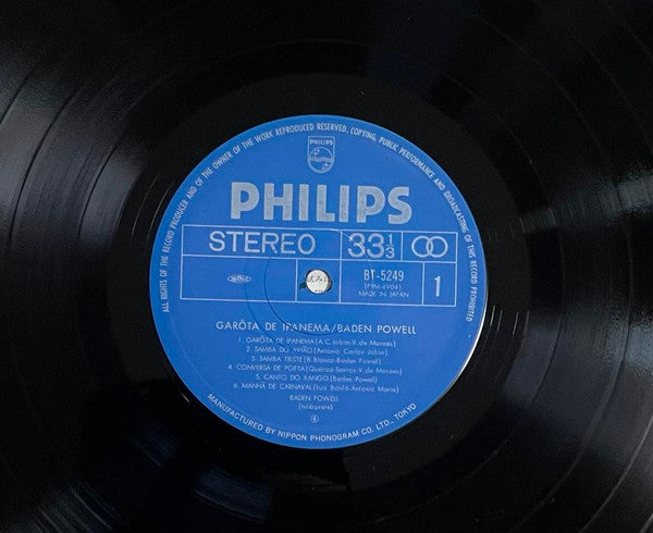 Baden Powell : Garota De Ipanema (LP, Comp)