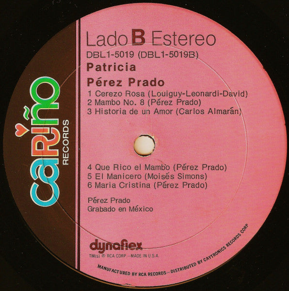 Perez Prado : Patricia (LP, Album, Comp)