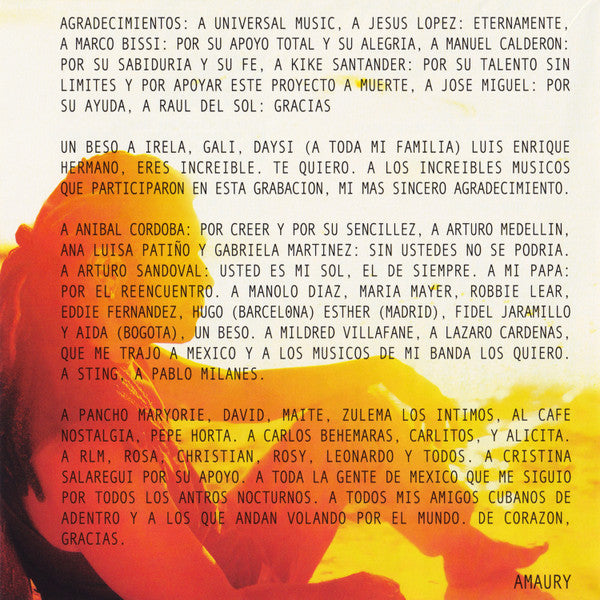 Amaury Gutierrez* : Piedras Y Flores (CD, Album)