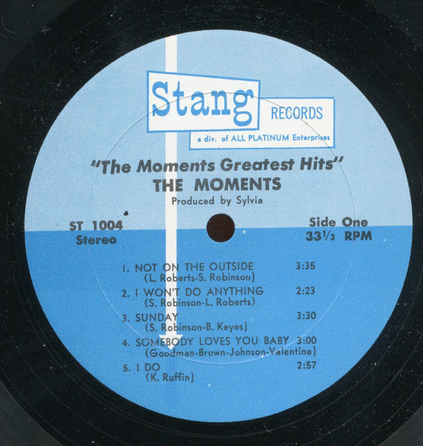The Moments : The Moments Greatest Hits (LP, Comp)