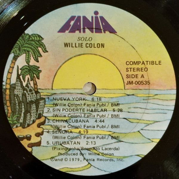Willie Colón : Solo (LP, Album)