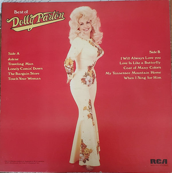 Dolly Parton : Best Of Dolly Parton (LP, Comp, RE, Gat)